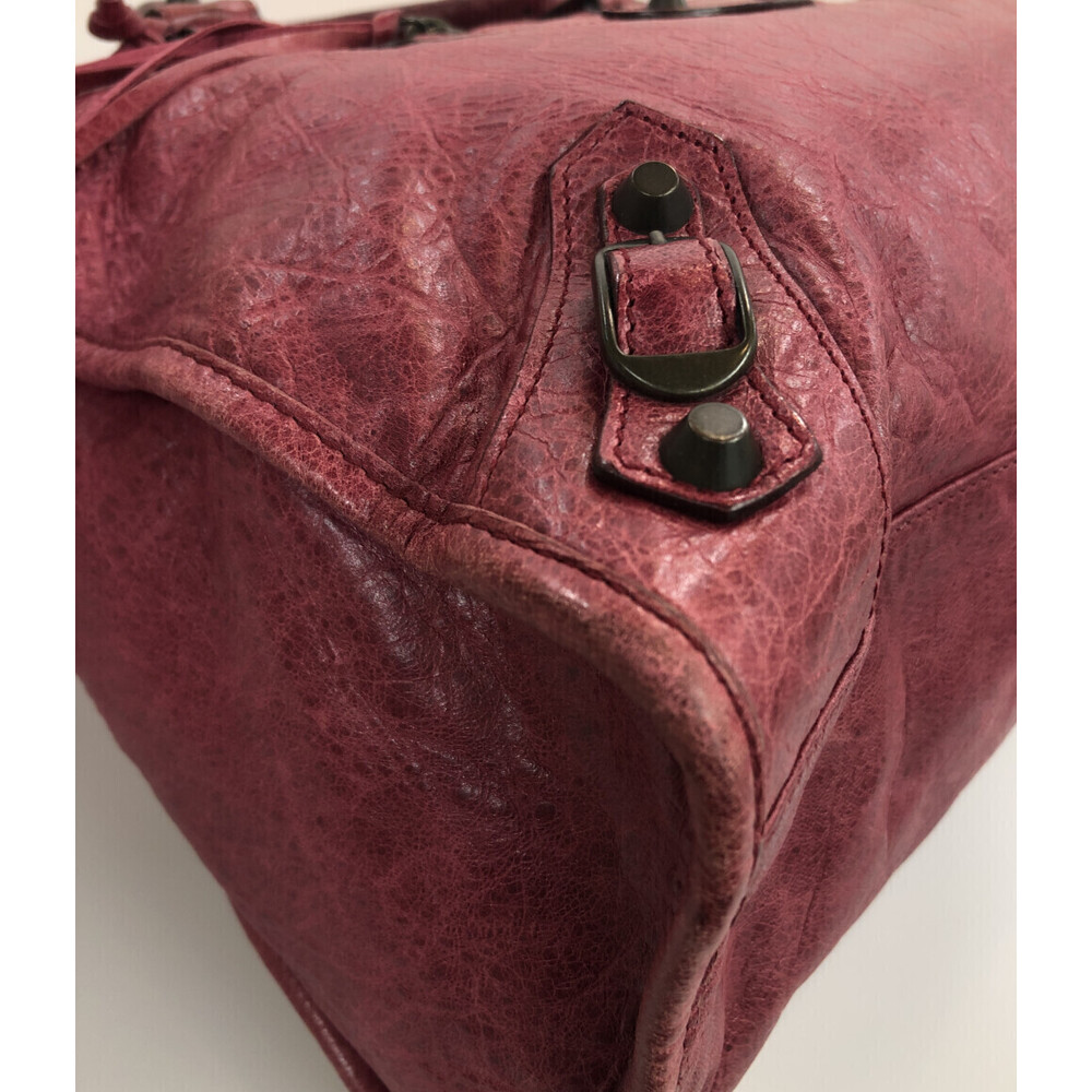 Balenciaga Le City bag lambskin leather Red - Picture 5 of 6